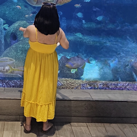 Blush: Yellow summer dress - Picture 4 of 4